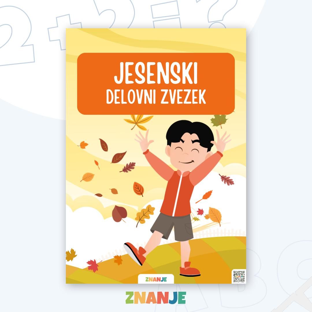 Delovni zvezek – Jesen: Odkrij listje in sadove jeseni!
